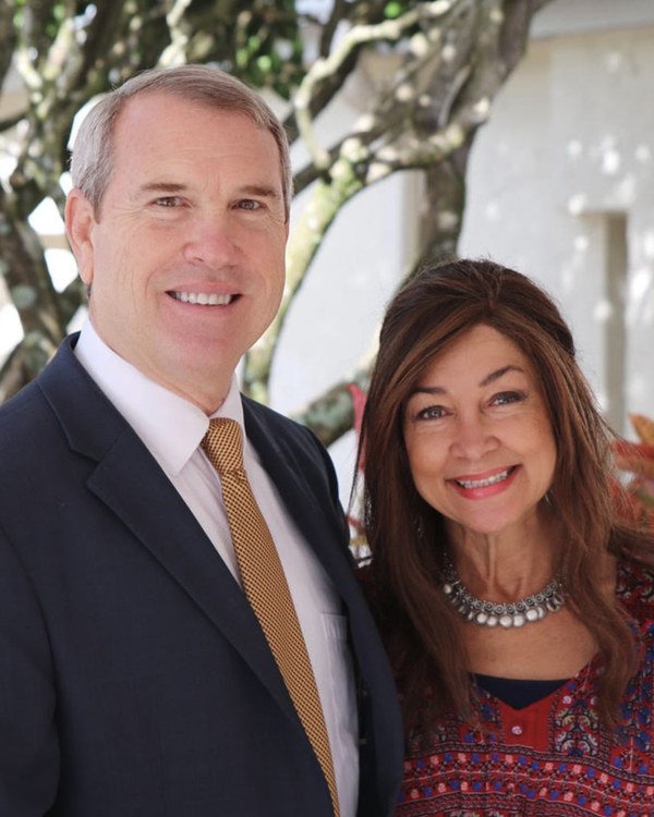 James W. Knox and his wife
